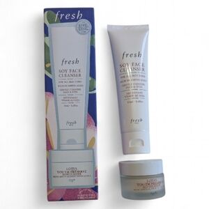fresh Gift Set - Soy Face Cleanser and Lotus Youth Preserve Moisturizer